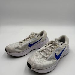 Size 8.5 Nike Air Zoom Structure 24 White Hyper Royal DA8535-100 Running Sneaker
