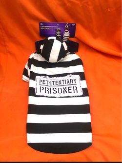 Prisoner Pet Costume Set XL