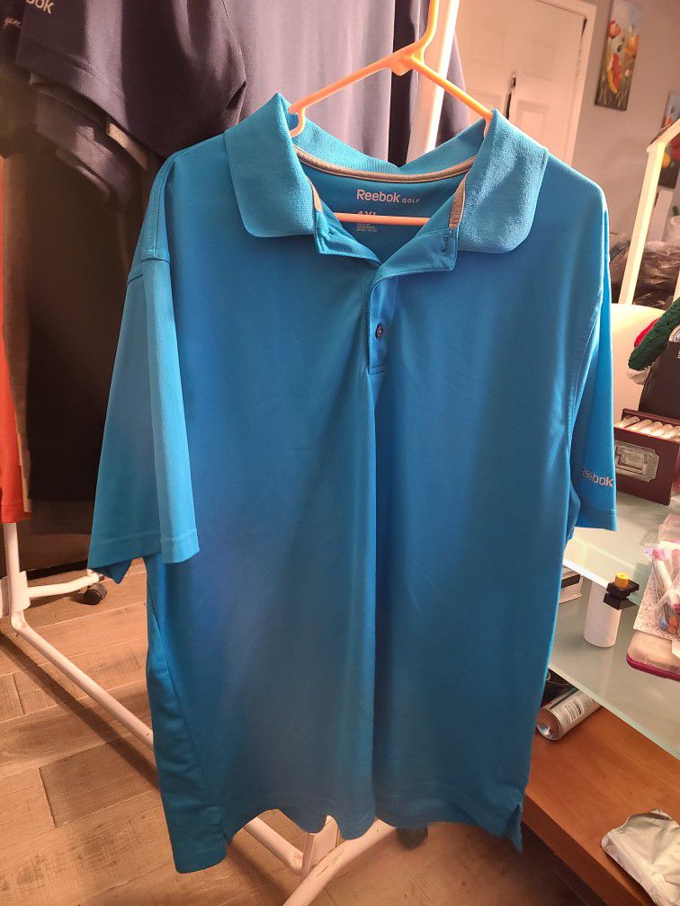 New Reebok Golf Polo Shirt / XL