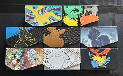 Pokémon 8x ETB (EMPTY) lot