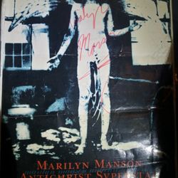 Autograph  Marilyn Manson Poster