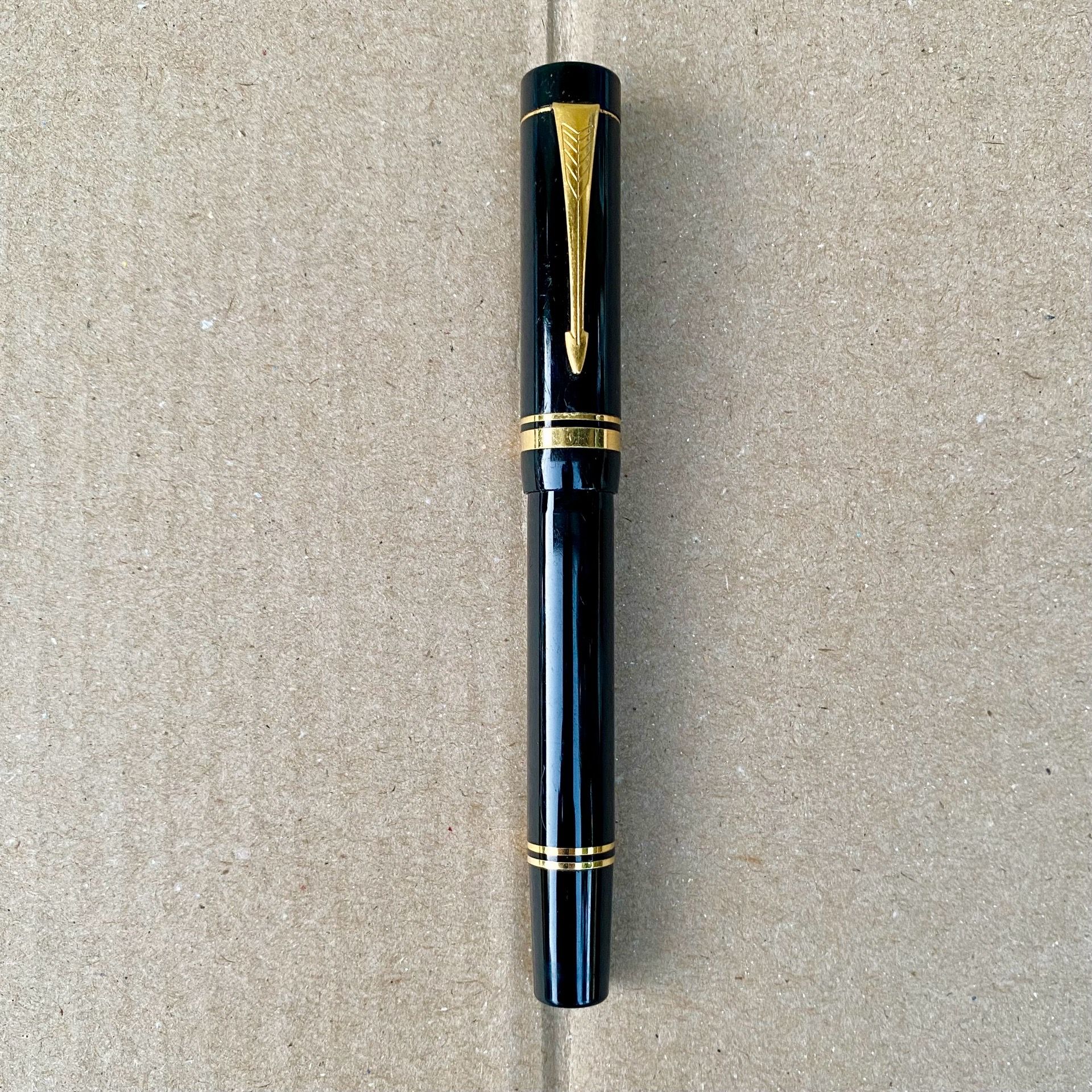 Parker Duofold Centennial Fountain Pen with 18k Solid Gold M Nib