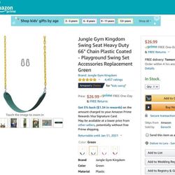 Brand New Swing With Brackets