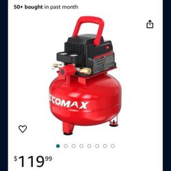 New CENTRAL PNEUMATIC 3 Gal Air Compressor 100 PSI Oilless Portable Pancake 1/3 HP  Also available for sale: Milwaukee Hilti Dewalt Ridgid Ryobi makit
