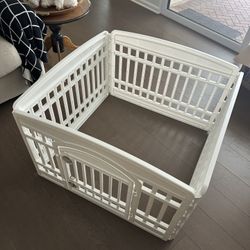 35” x  35” x  24” doggy pen