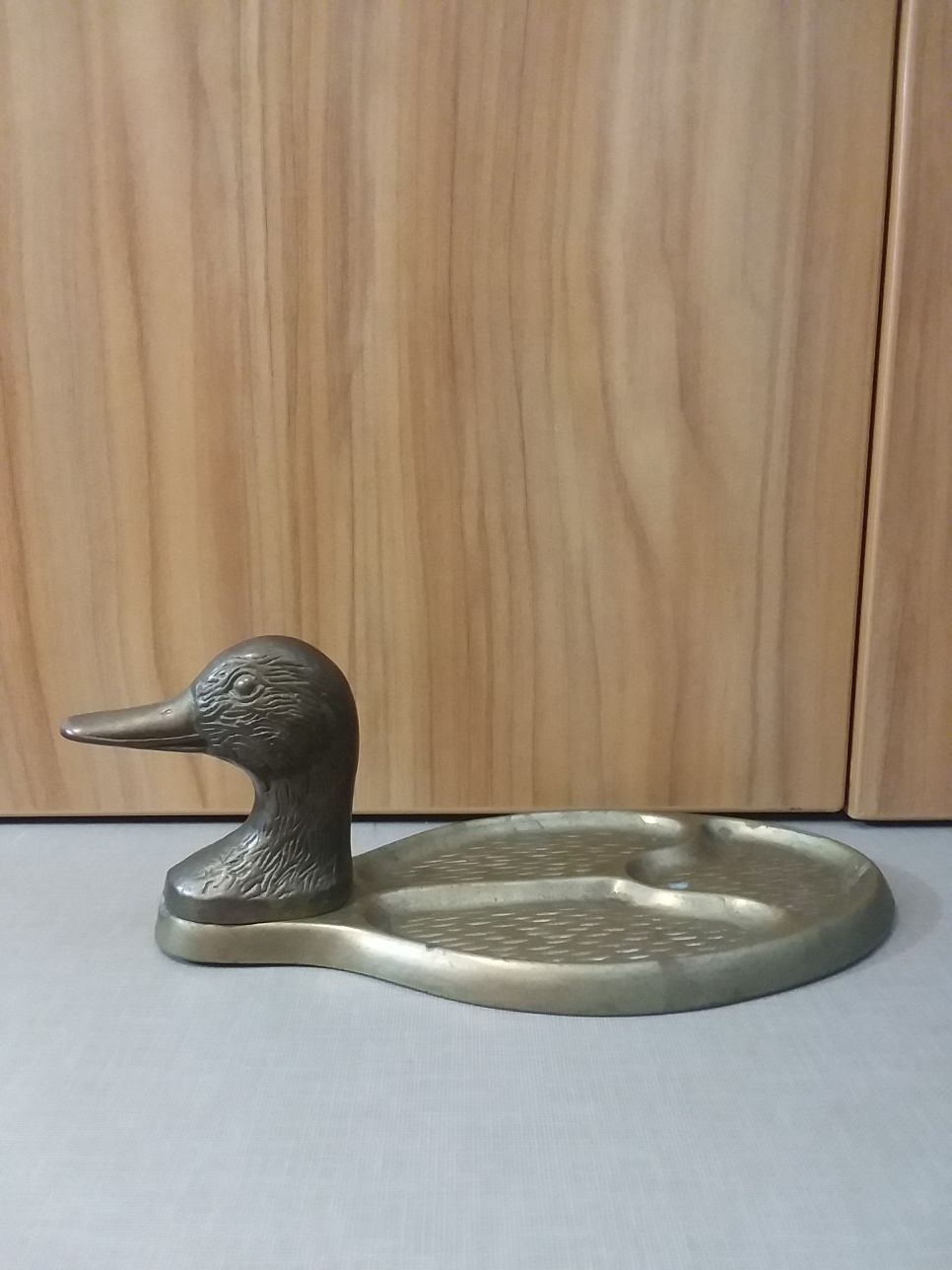 Vintage Andrea By Sadek Brass Duck Tray