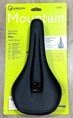 Ergon SM Pro Men’s Small/Medium Bike Saddle Stealth Black (New) open box