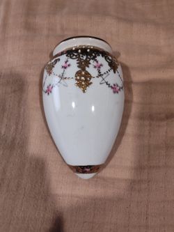 Antique Nippon Porcelain Wall Pocket