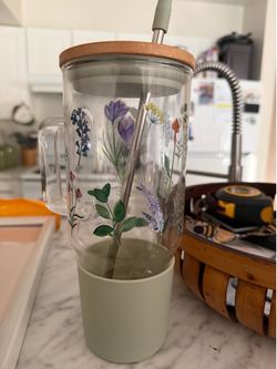 Glass Water Cup