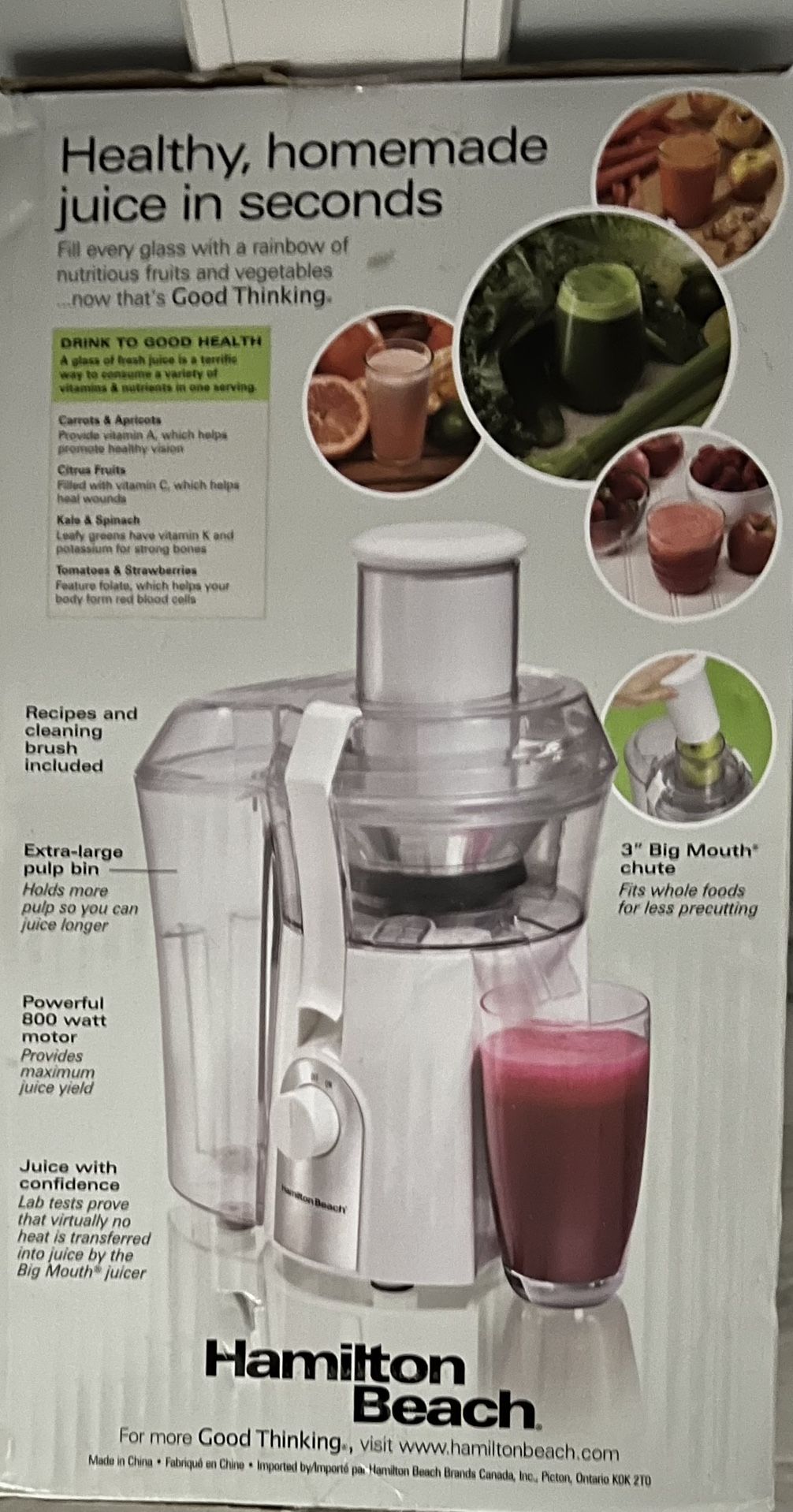 Hamilton Beach Big Mouth 3 In Juicer