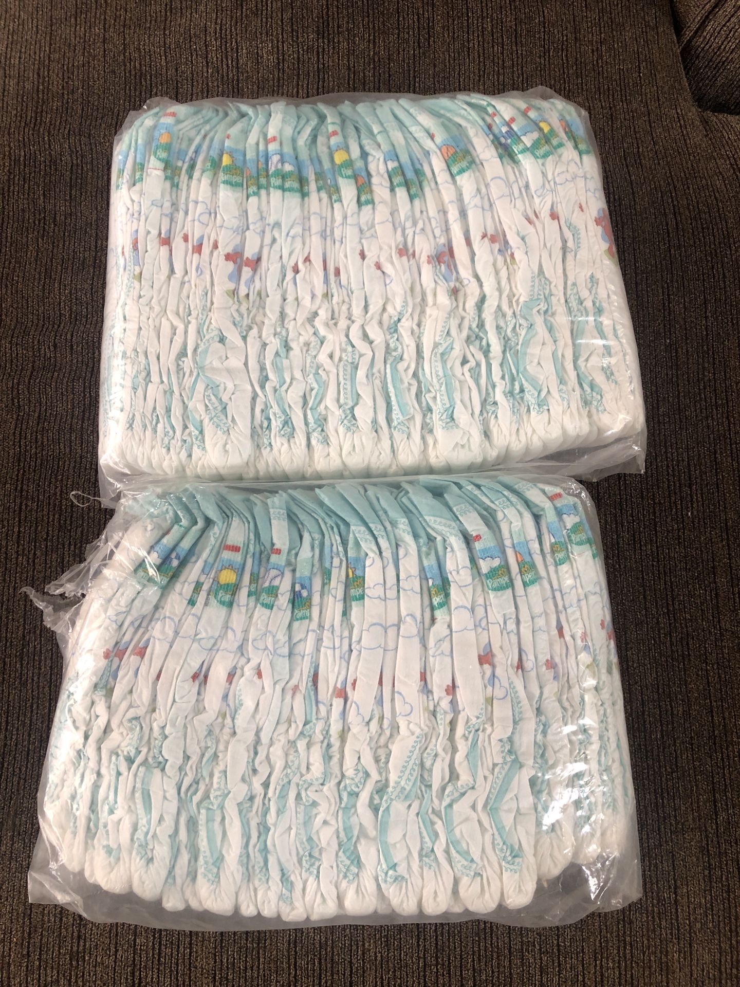 Pampers Size 5 Sesame Street Elmo Ernie Big Bird Diapers - 61 Total