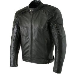 Motorcycle Armor Leather Jacket On Sale $180