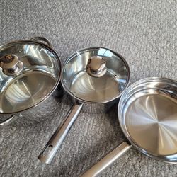 New Stainless Steel Cookware Set 