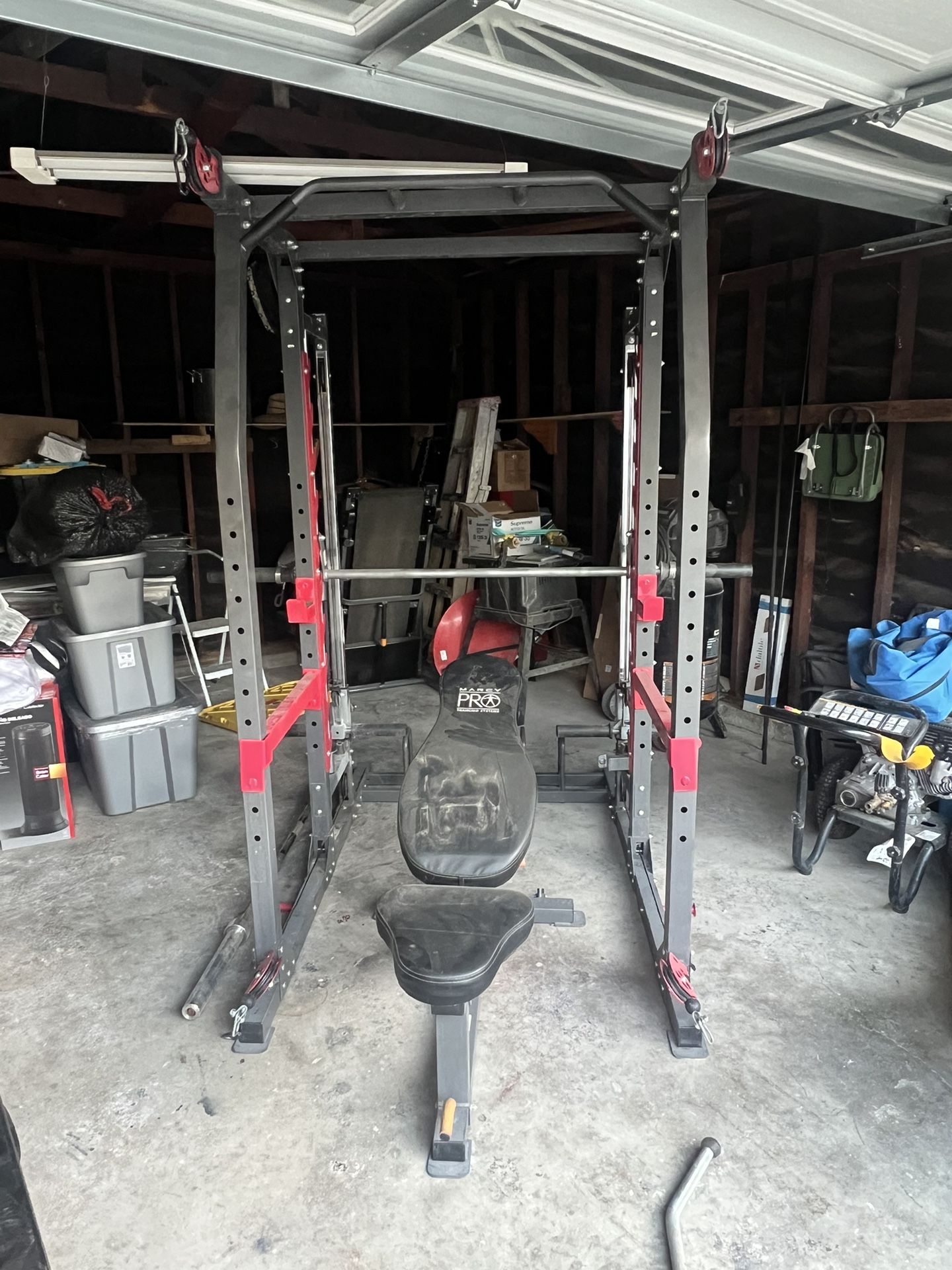 Gym Squat Rack And Gym Equipment