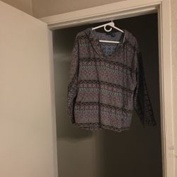 Sweater With Hand Pocket And Hood