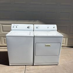 Washer and Dryer 
