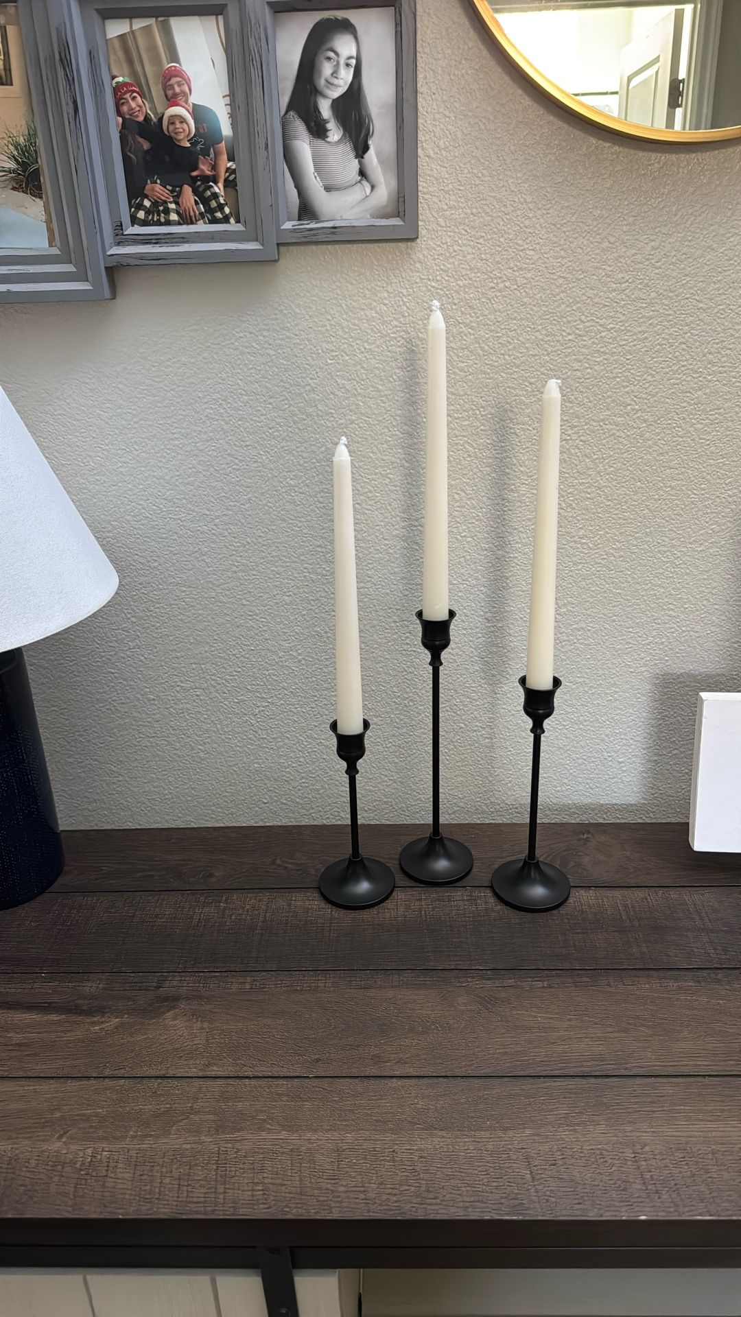 Candle Stick Holder new Condition Set Of 3. Candles Not Included