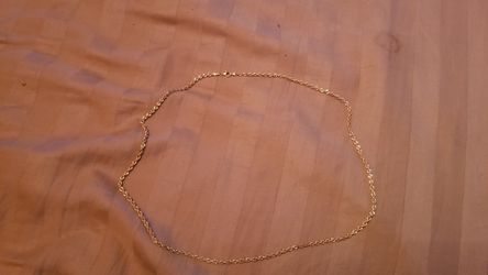 10 karat gold rope chain