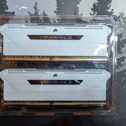 Corsair Vengeance RGB Pro SL White 32GB (2x16GB) DDR4 3600MHz RAM Kit