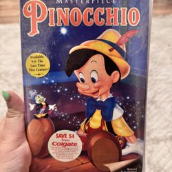 disney masterpiece Pinocchio vhs