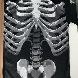 Boys Skeleton Jersey sleeveless shirt  (5-6)