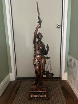 Blind Lady Justice Statue 42” tall
