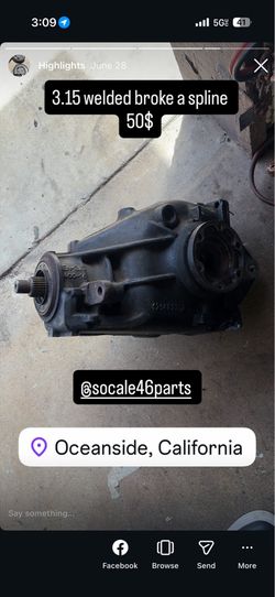 3.15 e46 non m diff broken