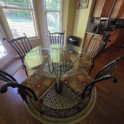 Breakfast Table/chairs & Wine Rack