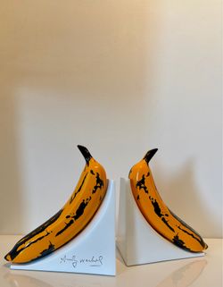 Andy Warhol Yellow Banana Bookends – Kidrobot x Warhol Foundation