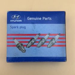 GENUINE⭐4 PC SPARK PLUG FOR 2018-21 Hyundai ACCENT 2018-19 KIA RIO # 18(contact info removed)1
