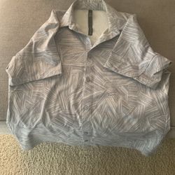Lululemon Short Sleeve Button Down