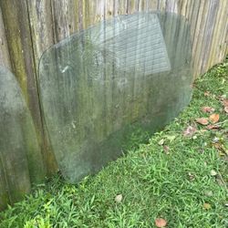 Beveled Edge Table Top Glass - Oceanfront 