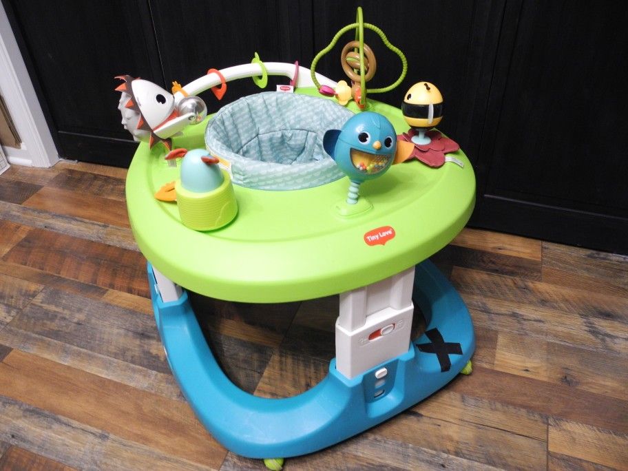 4-in-1 Baby Walker & Activity Center with Interactive Toys