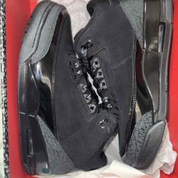 Black Cat Jordan 3s 