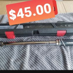 Husky 3/8 Torque Wrench 20 To 100 Ft/Pound Slightly Used. See Pictures N Compare Prices