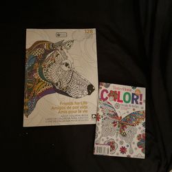 Adult Type Coloring Books. X2