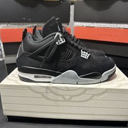 Jordan Black Canvas 4s