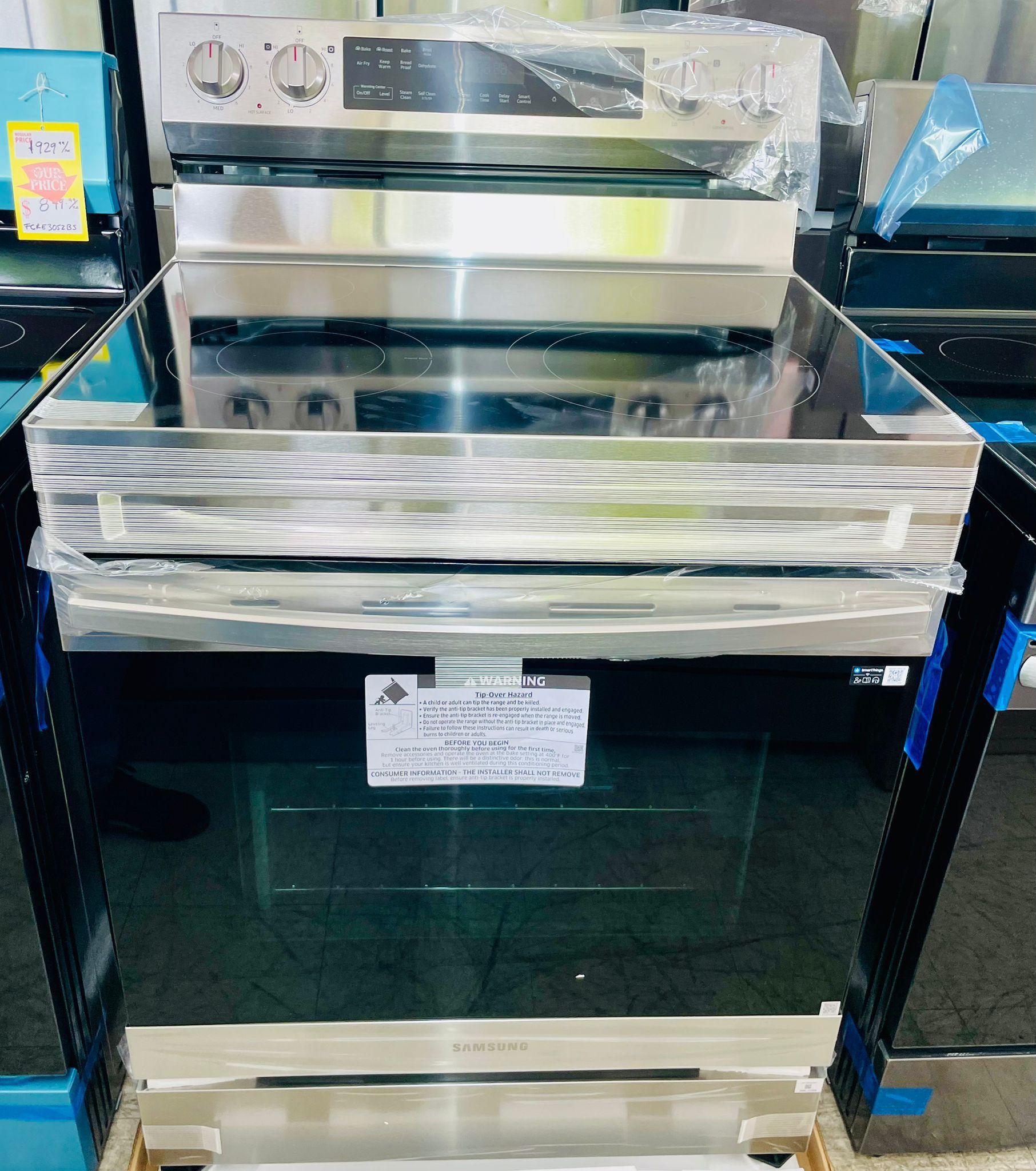 🔥🔥30” Samsung Electric Range With Airfryer