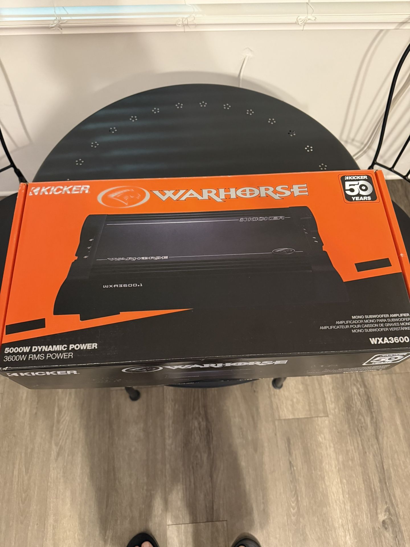 Kicker Warhorse 3600W RMS/ 5000 W Dynamic POWER
