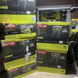 RYOBI TABLE SAW BLOWOUT SALE!!! 8 1/4, 10 And 10 Inch Expanded New And Used For Sale!!!