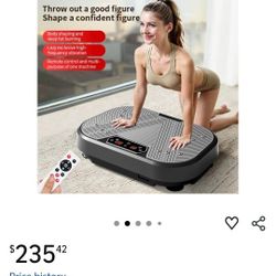 Vibration Plate Exercise Machine for Weight Loss Fitness Equipment, Sport Gym for Weight Loss Fat Burner, 99 Adjustable Speeds