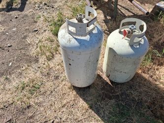 Big propane tanks
