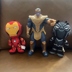 2 Plushies And 1 Big Toy Tanos For Boys 