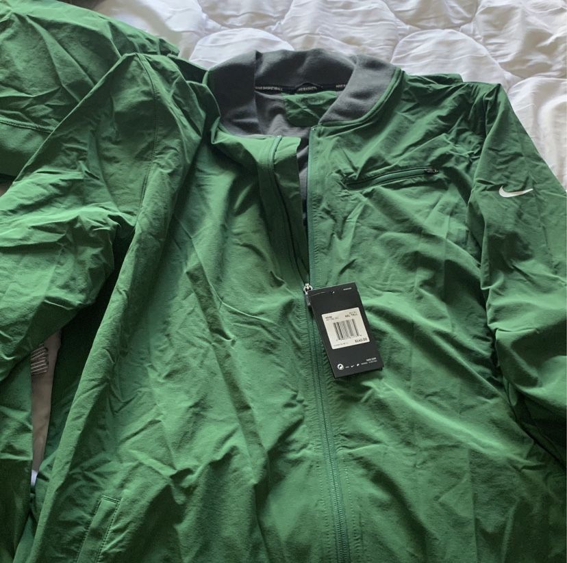 Women Nike Windbreaker Sweatcoat Size Xl Tall
