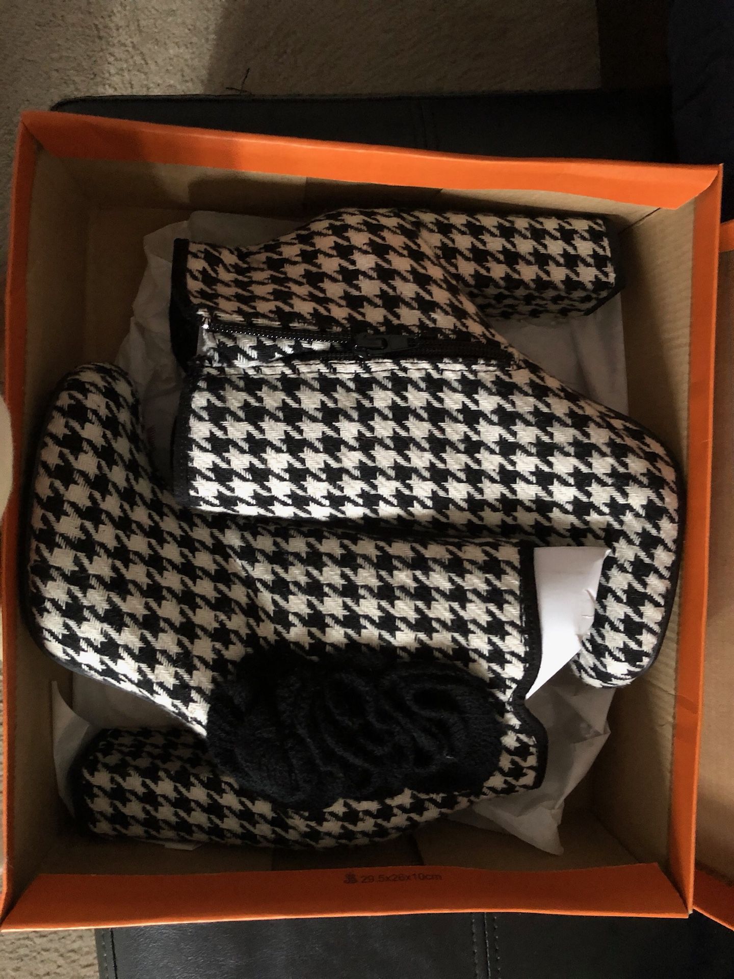 Houndstooth Boots