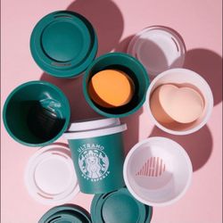 Ultramo Starbucks cup With blending sponge (White Or Green)