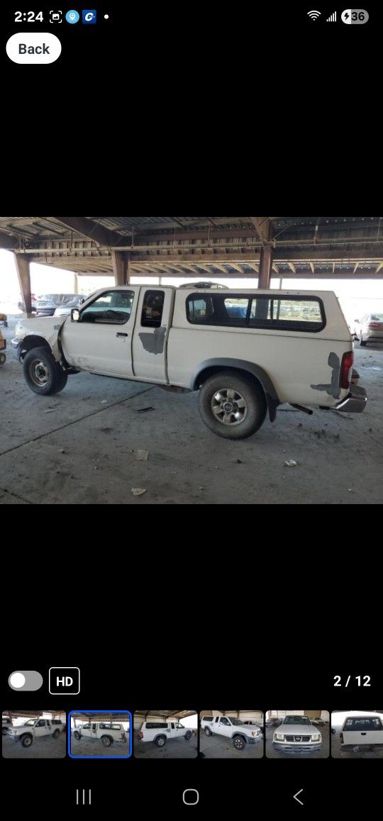 Parts For Nissan Frontier 2000 Camper Only