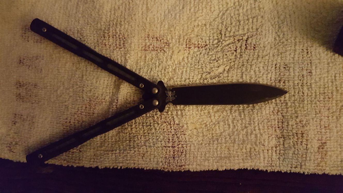 Benchmade balisong knife ( butterfly knife )