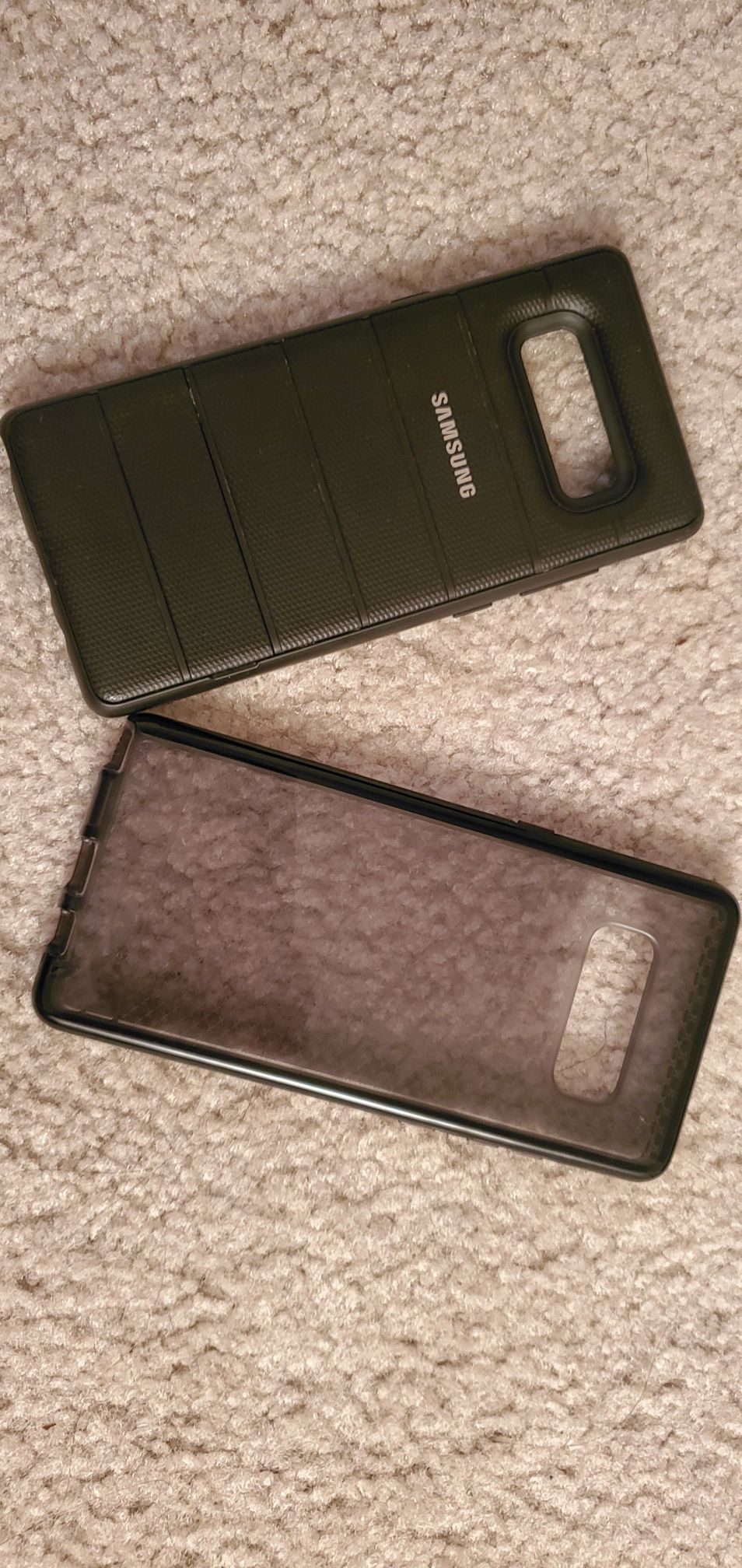 Samsung Note 8 cases. Oem and tech 21 Evo check