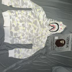 A Bathing Ape White Jacket